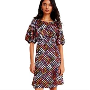 Maeve Multicolor Geometric Mini Dress